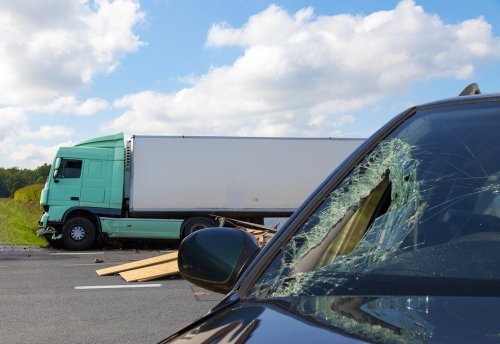 Tips to Drive Safely Near Big Rig Trucks by Silverman & Rosenbloum, P.C. of Atlanta