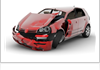 Crashed car