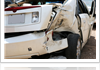 Crashed car