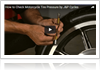 Motorcycle Tire Pressure check