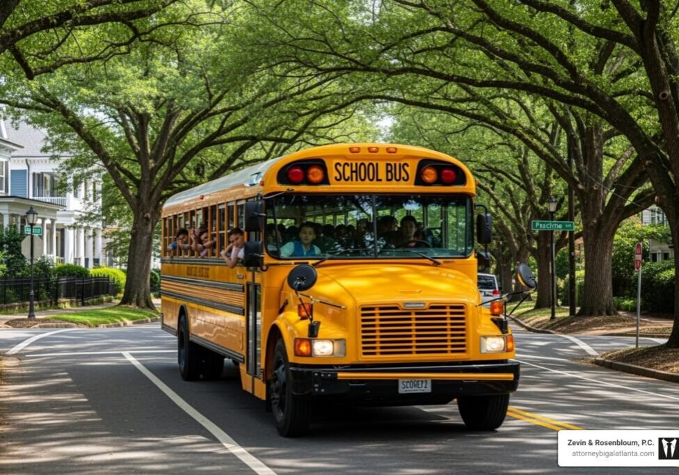 Accidente de autobús escolar en Atlanta