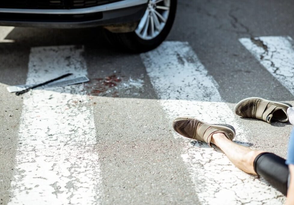 Georgia pedestrian injury claim Atlanta street scene