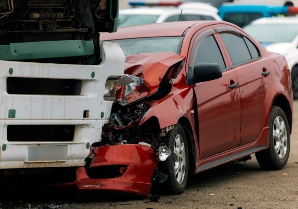 Tras un accidente de coche en Atlanta