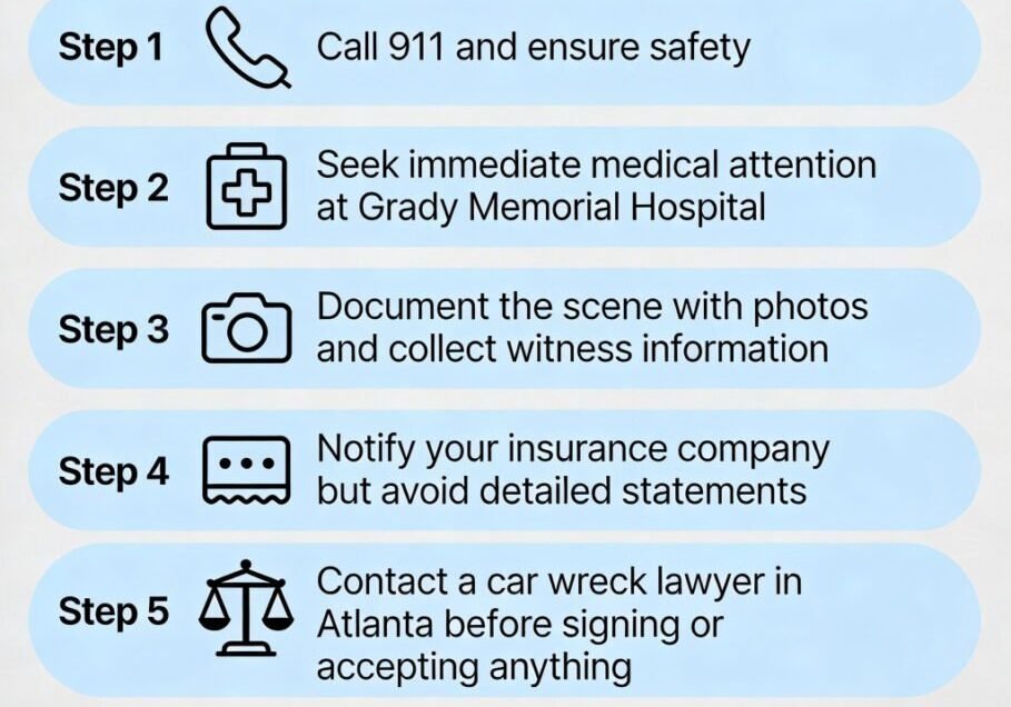 Abogado de accidentes de coche en Atlanta