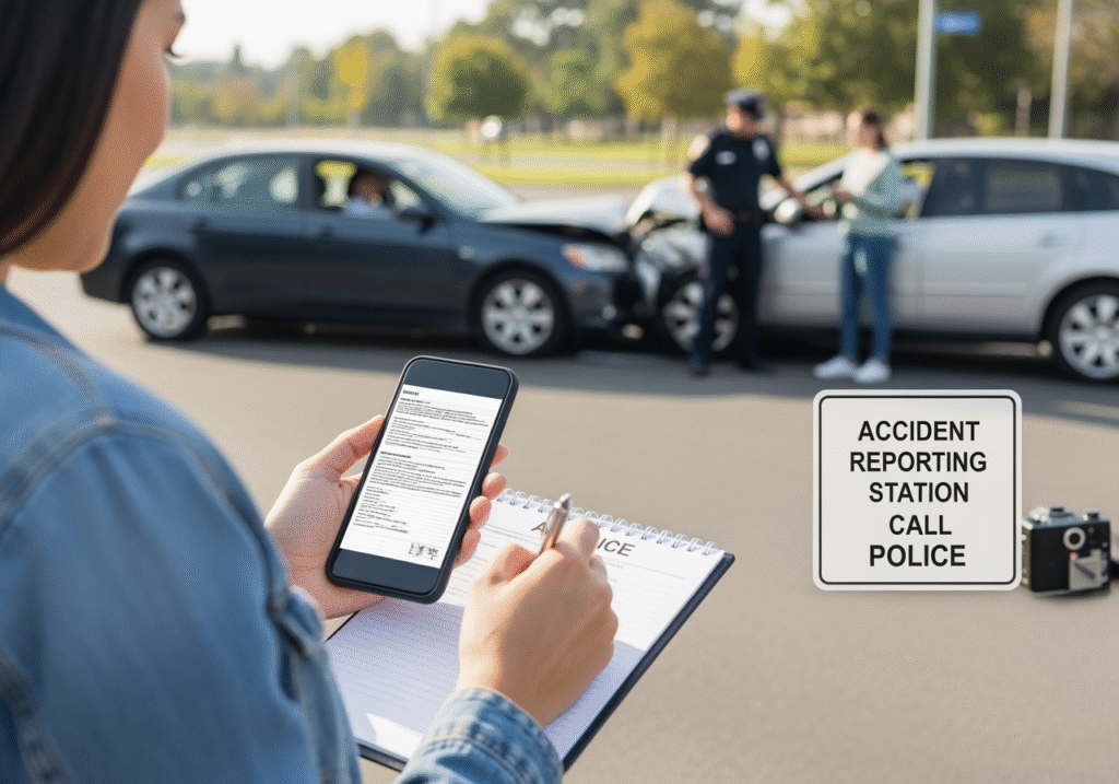 ¿Cómo denunciar un accidente de coche?